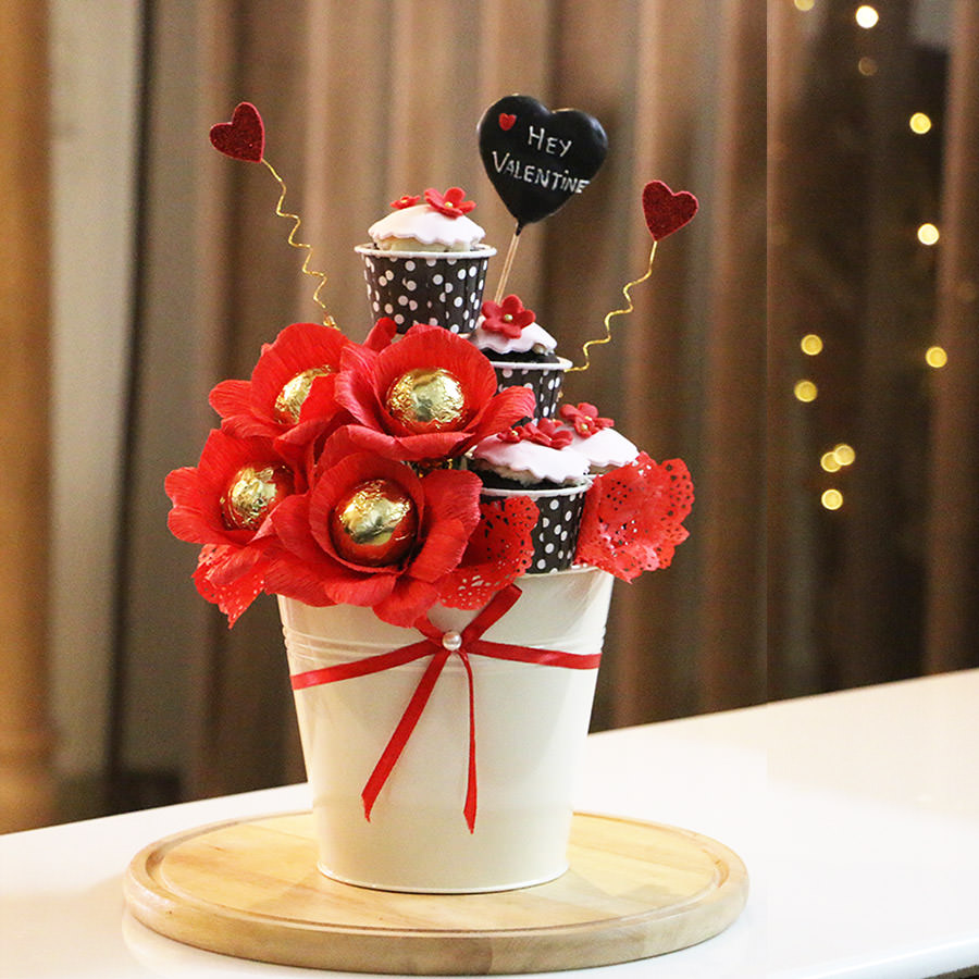 Cupcake Bouquet - With Love